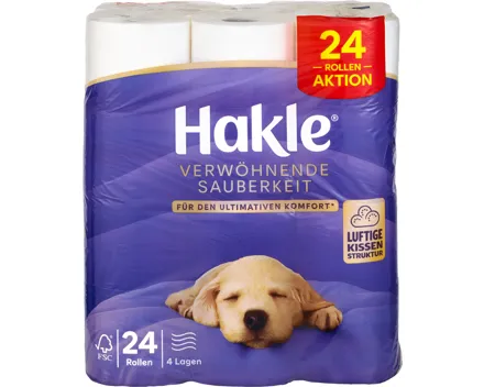Hakle Toilettenpapier Verwöhnende Sauberkeit