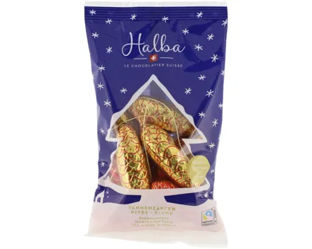 Halba Baumschmuck Tannzapfen gefüllt assortiert