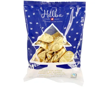 Halba Gianduja Mäuse gefüllt