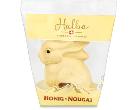 Halba Hase Honig-Nougat weiss