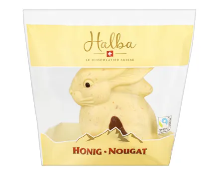 Halba Hase Honig-Nougat weiss
