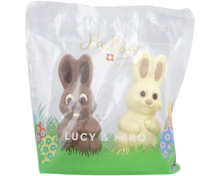Halba Hasen Milch & weiss Lucy & Mio