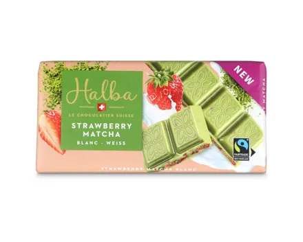 Halba Tafel Matcha Strawberry