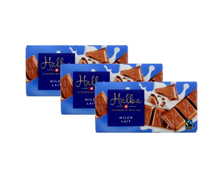 Halba Tafel Milch extra 3x100g