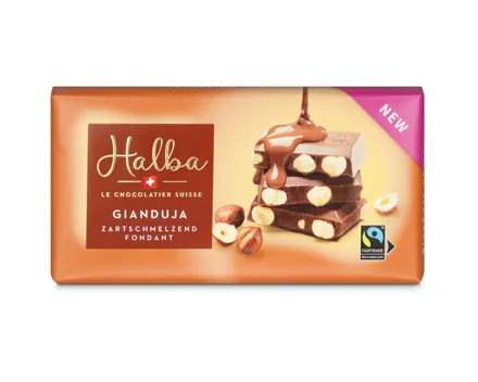 Halba Tafelschokolade Gianduja Noisettes