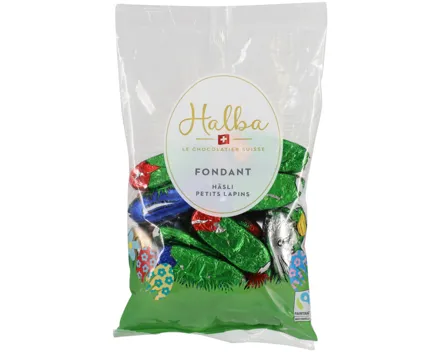 Halba Zuckerfondant Häsli gefüllt