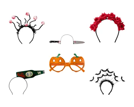 Halloween Halloween-Haarreif/-Brille