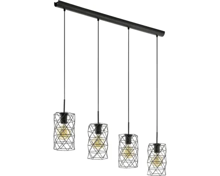 Hängeleuchte Estevau, dunkelbraun