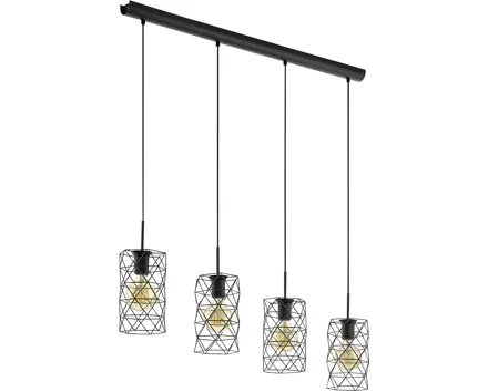 Hängeleuchte Estevau, dunkelbraun