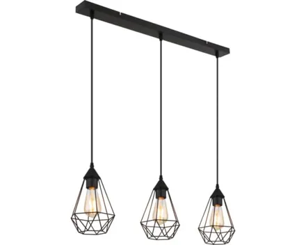 Hängeleuchte Grid, 3-flammig