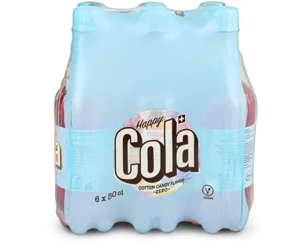Happy Cola Zero Pink Cotton Candy 6x50CL