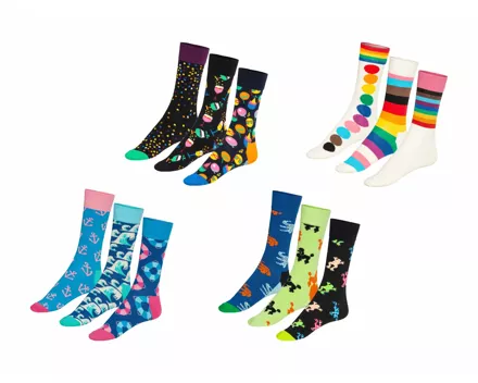 Happy Socks Socken, 3er