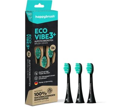 Happybrush Aufsteckbürste V3 Made in Germany 3 Stück