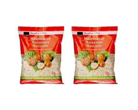 Haselnüsse gemahlen 2x 200g