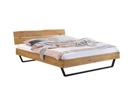 Hasena Bett Levane Wildeiche natur massiv geölt 160 x 200 cm