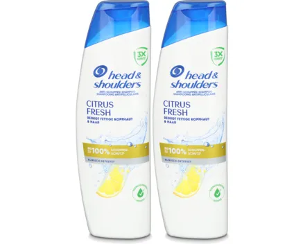 Head & Shoulders Anti Schuppen Shampoo Citrus Fresh 250ml 2x 250ml