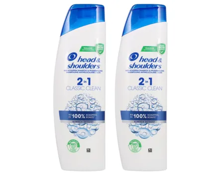Head & Shoulders Haarschampoo 2in1 classic clean 2x 250ml