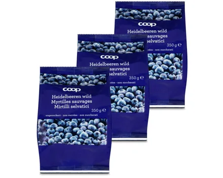 Heidelbeeren wild 3x 350g