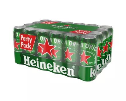 Heineken Premium Bier 24 x 50 cl, Dosen