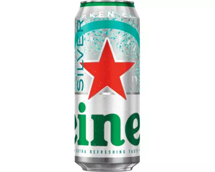 Heineken Silver Lagerbier 4%, 24 x 50 cl Dosen