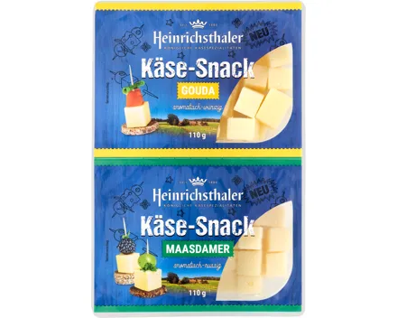 Heinrichsthaler Käse-Snack Gouda und Maasdamer