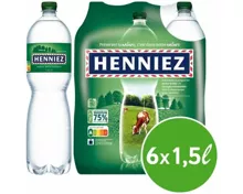 Henniez Grün Mineralwasser mit wenig Kohlensäure 6x1,5l