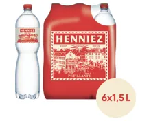 Henniez Rot Mineralwasser mit Kohlensäure 6x1.5l