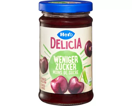 Hero Delicia Konfitüre Schwarze Kirschen