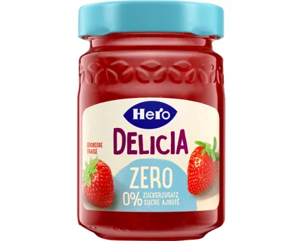 Hero Delicia Konfitüre Zero Erdbeer 300g