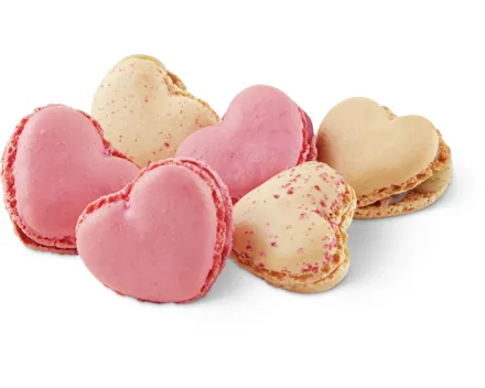 Herz Macarons