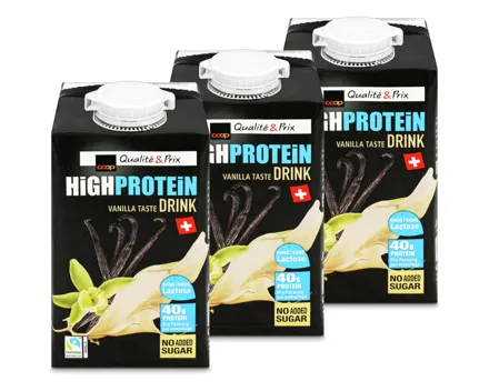 High Protein Drink Vanille 3x 500ml