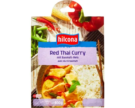 Hilcona Red Thai Curry mit Basmati-Reis