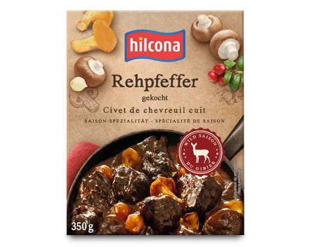 Hilcona Rehpfeffer gekocht