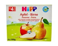 Hipp Fruchtpause Apfel & Birne 4+ Monate 4x100g