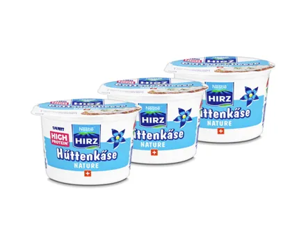 Hirz Hüttenkäse Nature 3x 200g