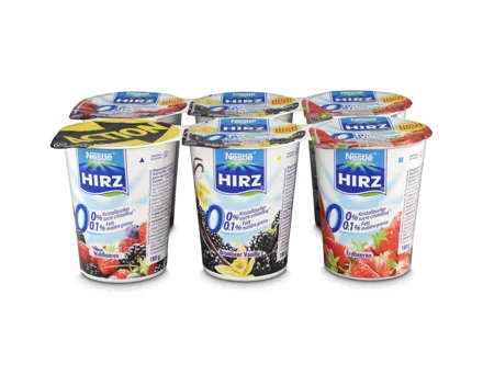 Hirz Joghurt Erdbeer Brommbeer Vanilla 6x180g