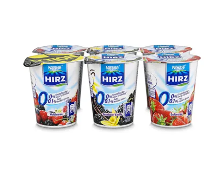 Hirz Joghurt Erdbeer Brommbeer Vanilla 6x180g