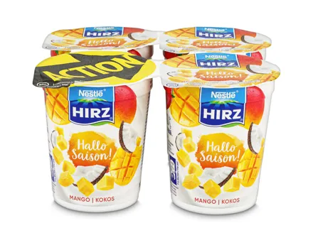 Hirz Joghurt Mango & Kokos 4x180g