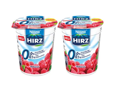 Hirz Jogurt 0% Himbeere 2x180g