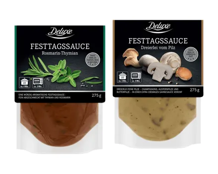 Hochwertige Festtagssaucen