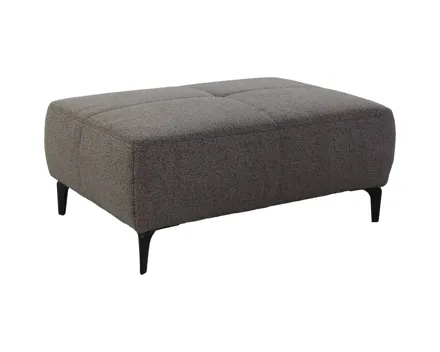 Hocker Oslo Stoff dunkelgrau