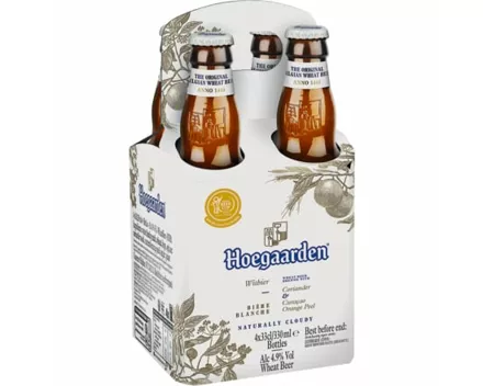 Hoegaarden Bier Blanche 4 x 33 cl