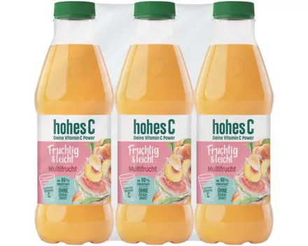 Hohes C Fruchtig & leicht Multifrucht 6x1L