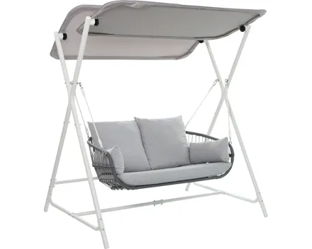 Hollywoodschaukel Sunny, grau