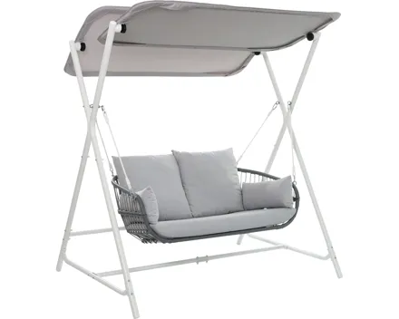 Hollywoodschaukel Sunny, grau