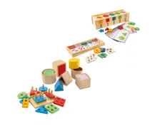 Holz- Motorik Spiele