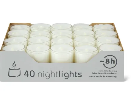 Home 8h-Teelichter in Kunststoff-Hülle