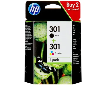 HP Tintenpatrone 301 DeskJet Combopack N9J72Ae