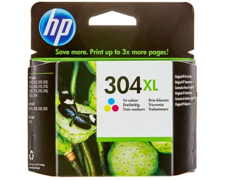 HP Tintenpatrone 304Xl color DeskJet N9K07Ae