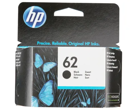 HP Tintenpatrone 62 black OfficeJet C2P04Ae